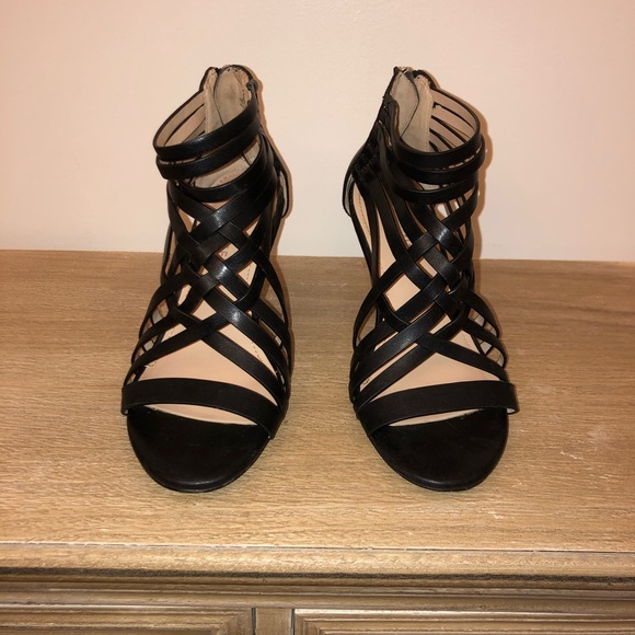 The Limited, Black Strap Shoes - Picture 1 of 3